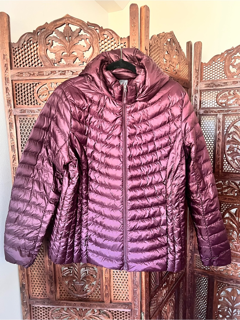 32 Degrees Women's Quilted Packable Puffer Jacket - purple